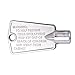 216702900 Freezer Door Key for Fri-gidaire Kenmore GE AP4071414 PS2061565 Replaces AP4301346 PS1991481 AP2113733 06599905 08037402 12849(Metal)