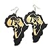 African American Women Earring Design, African Style Fashion Style Afro