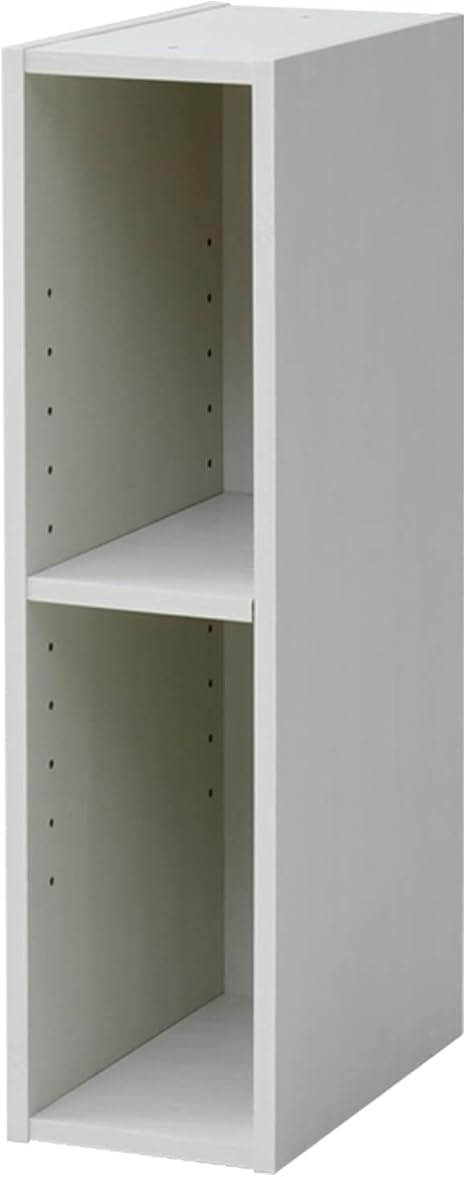 Amazon 山善 Yamazen すきま収納 幅15cm カラーボックス 2段 Slu Jw3d ホワイトウォッシュ 木目調 カラーボックス オンライン通販