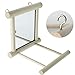 Blessed family Birds Toy for Cage,Parrot Hanging Swing with Mirror,Natural Wooden Play Toys, Pet Bird Cage Accessories with Metal Hook