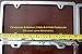 License Plate Frame 4 Holes, Polished Stainless Steel, Mirror Finish - Not Chrome Plated, Slim with Bonus Large 76 pc Stainless License Plate Screws Kit, Christensen and Nielsen