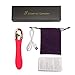 Luxsire Wand Massager Cordless Therapeutic Waterproof Elegant Power USB Rechargeable 8 Powerful Speeds 12 Pulsating Patterns Vibration For Muscle Aches Sports Recovery Pink