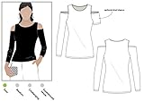 Style Arc Sewing Pattern - Cold Shoulder Knit Top (Sizes 04-16) - Click for Other Sizes Available
