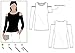 Style Arc Sewing Pattern - Cold Shoulder Knit Top (Sizes 18-30)