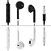 Iphone Earphones,In-Ear Wired earphones for iPhone6s/6/5 Android phone SamSung HuaWei One plus Xiaomi phone Earbuds Laptop MP3/4/5 Speaker 2pack White-Black