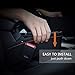 AMOYON Car Gap Filler, 2 Pack Premium Leather Seat Gap Pockets for Car Console Organizer Seat Side Storage Box Holding Phone Sunglasses Keys, Black