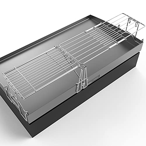 MixRBBQ Adjustable Griddle Warming Rack for Blackstone 17" 22" 28" 36