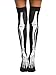 Blackheart Skeleton Over-The-Knee Socks