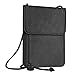 Fintie Passport Holder Neck Pouch [RFID Blocking] Premium PU Leather Travel Wallet, Black