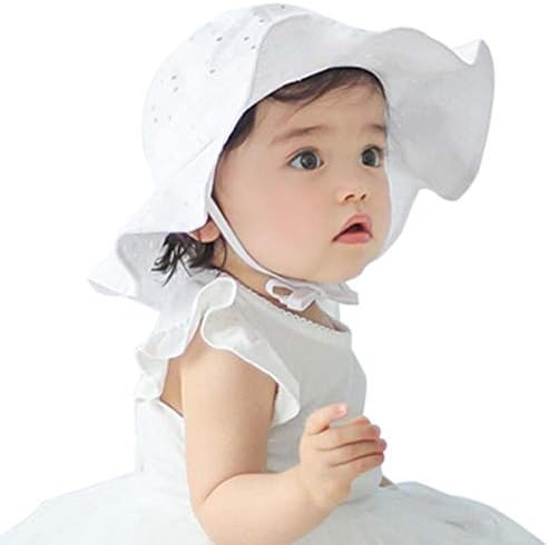 white sun hat toddler girl