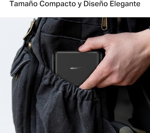 MB113-4G - Router Portátil 4G LTE, Wi-Fi N-300 até 32 dispositivos, Nano SIM Plug & Play, Powerbank USB-C e VPN