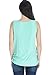 Smallshow Women's Maternity Nursing Tank Top Sleeveless Comfy Breastfeeding Clothes (L) Green