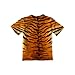 Yizzam- Tiger Skin -Tshirt- Kids Shirt-Medium Multicolored