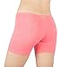 Sexy Basics Womens 6 Pack Cotton Spandex Sheer Mini Bike Yoga Boyshort Boxer Brief, Assorted Colors, 2XL