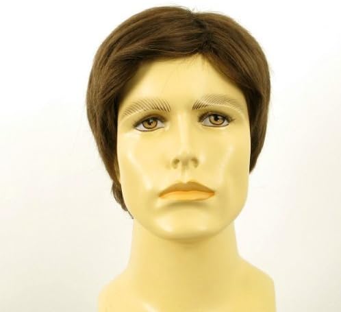 univers perruque Natural Hair Short Wig For Man Dark Blond Ref Thierry 8