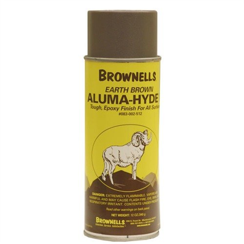 Brownells Aluma-Hyde 2 Epoxy Firearms Finish – Matte Black Aerosol (12 Oz, 083-002-012)