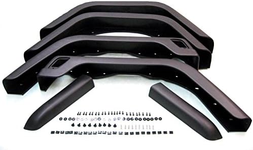 Fairchild Automotive KD4032 Fender Flare Kit (Front & Rear Driver Side & Passenger Side, with Side Extensions)