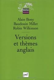 Versions et thèmes anglais