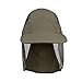 Juniper Outdoor UV Cap with Mesh Flap and Sides, One Size, Olive