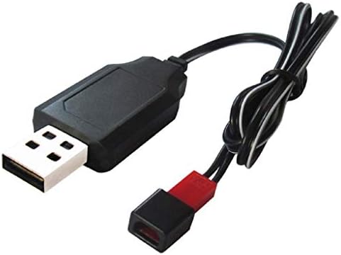 2 Pcs USB Charging Cable JST Plug for 3.7V Lipo Battery Lithium Battery Charger RC Model