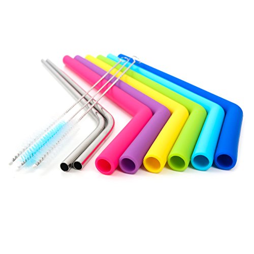 Silicone Straws for 30 oz Tumbler Reusable Silicone Straws for Yeti