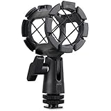 SmallRig Universal Microhone Shock Mount Adapter Mic Stand with Cold Shoe Pinch