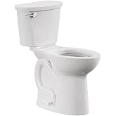 American Standard Toilet 215TB104.020 Cadet PRO Two-Piece, Extra Tall Height, 10 inch Rough In Toilet, Elongated Front, White