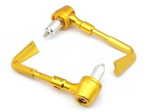 Motorcycle Protector Racer 100%CNC Aluminum Handlebar Brush brake clutch Lever Guards Proguard System Front Adjustable 7/8"(22mm) Gold Fit for TRIUMPH THRUXTON STEVE McQUEEN SE 2012 F-14/T-333