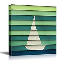 Canvas Wall Art Paper Piece Canvas Prints Home Artwork Decoration for Living Room,Bedroom - 12x12 inches