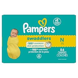 Pampers Baby Diapers - Swaddlers - Size 0, 84