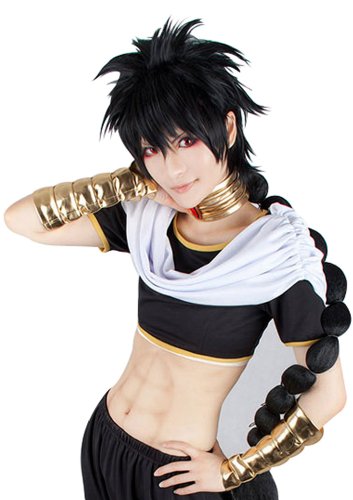 Free Hair Cap + Magi Judal Judaru Cosplay Wig Anime Cos Japanese Hallowmas