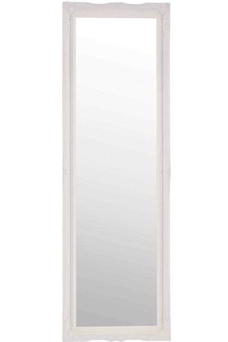 FRAMES BY POST Large White Antique Design Ornate Dress Wall Mirror 49" X 16", 122cm X 41cm, 122x41x4