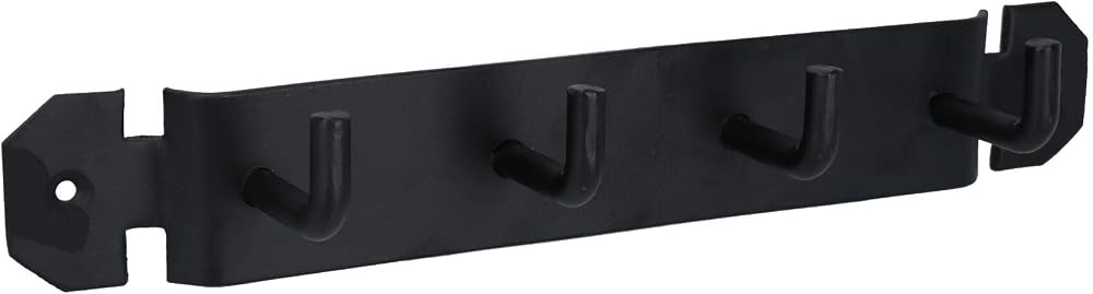 AB Tools 4 Hook Wall Mounting Bracket for Fireplace Tools Log Burner