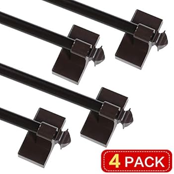 Turquoize Multi-Use Adjustable Appliance Magnetic Rod Extends from 16 Inch to 28 Inch Magnetic Curtain Rod, 5/8