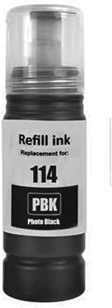 PP Ink Bottles for Epson ET-8500 ET-8550 EcoTank Compatible 114 BK PB C M Y GY view 7