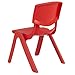 Best Choice Products Multicolor Set of 6 Kids Plastic Stacking School Chairs Set, 10