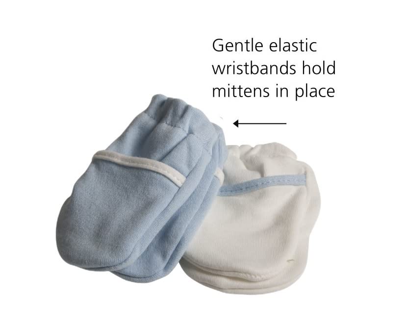 Safety 1st No-Scratch Mittens*2 Pairs, Blue (IH319) 1