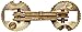 SOSS Mortise Mount Invisible Barrel Hinge, Solid Brass, Satin Brass Finish, 14mm Diameter, 3/4