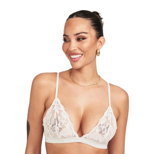 Frank Dandy Girl's Bra, Ecru, Small