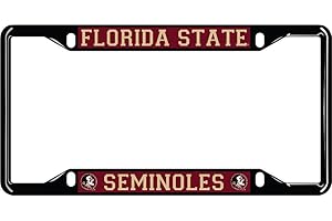 Elite Fan Shop NCAA License Plate Frame Black