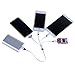 KINGBACK 2 Packs 1 Feet Premium Quality 4 in 1 Multiple USB Charging Cable Adapter Connector with 8 Pin Lighting / 30 Pin / Micro USB / Mini USB Ports for iPhone iPad, LG, Samsung, and More