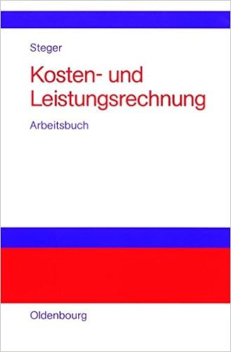Kosten Und Leistungsrechnung Arbeitsbuch Br Mit Aufgaben