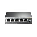 TP-Link TL-SG1005P 5-Port Gigabit Ethernet PoE Desktop Switch with 4-PoE Ports, 55W