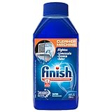 Finish Dishwasher Machine Cleaner, 8.45 fl oz Bottle, Dual Action To Fight Grease & Limescale