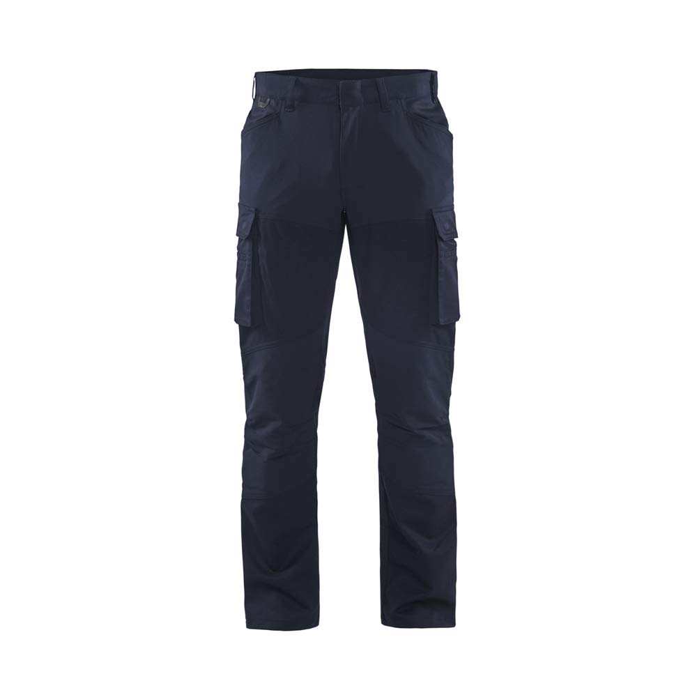 Blaklader 145718308600D100 Service Stretch Work Trousers, Dark Navy, D100