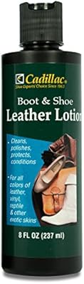 cadillac boot and shoe leather conditioner and cleaner lotion