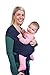 Navy Blue Baby Sling Wrap Carrier by Cozitot | Soft & Stretchy Baby Carrier | All Cloth Baby Wrap | Small to Plus Size Baby Sling | Nursing Cover Wrap | Best Baby Shower Gift