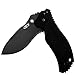 Zero Tolerance 0350ST Pocket Knife; 3.25” S30V Stainless Steel Blade, Partial Serration, Tungsten DLC Coating, Textured G-10 Handle, Black, Quad-Mount Pocketlip, SpeedSafe Open, Liner Lock; 6.2 OZ,Black/Black