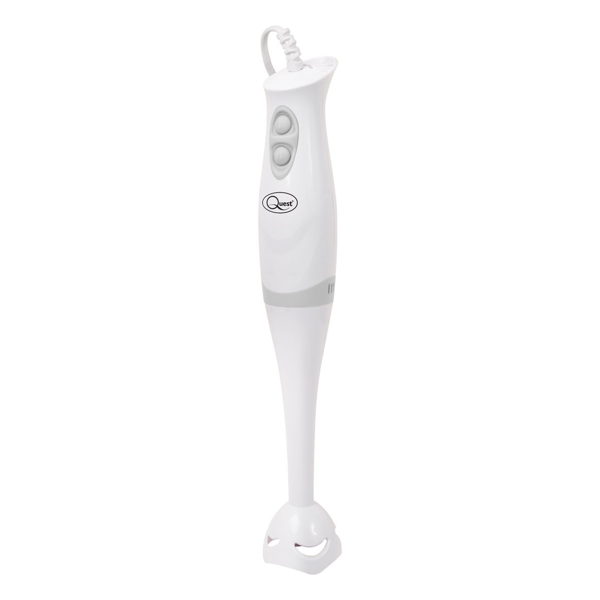 Quest 35090 Handheld Stick Blender / 2 Speed Settings/Detachable Easy Clean Stick/Ergonomic Grip/Hanging Loop for Storage / 200W / For Sauces, Smoothies, Soups & More