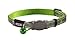 Rogz Reflective Cat Collar with Breakaway Clip and Removable Bell, Fully Adjustable to fit Most Breeds, Lime